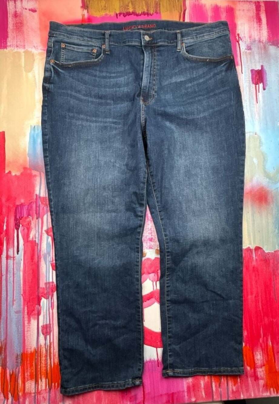 Lucky Brand 223 Straight Leg Jeans 42x30 - Picture 2 of 12
